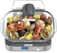 Cook Fresh Digital Glass Steamer, One Size, Stainless Steel 2