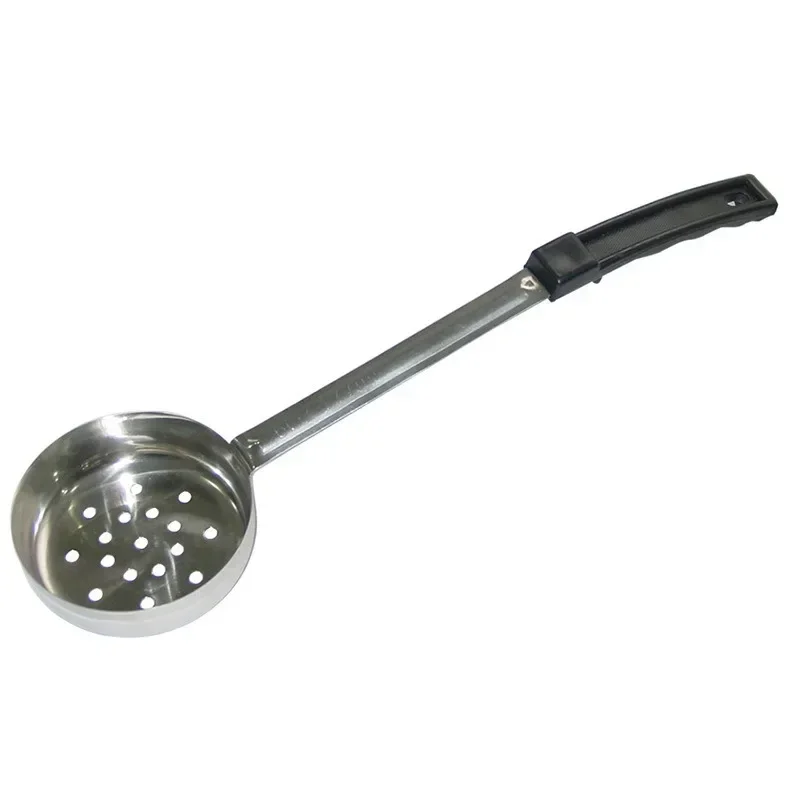 Stainless Steel Pizza Sauce Spoon with Long Rubber Handle Anti-Hot Pizza Spread Ladle Measuring Spoon Sauce Tools