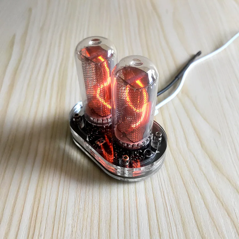 Horloge Nixie Tube IPS & Noyer | Déco Science