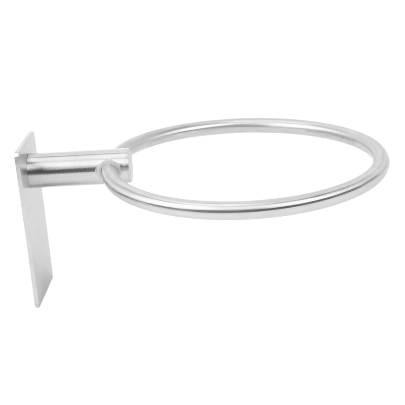 Description Picture 6 of itemTowel Ring/Hand Towel Holder - Self Adhesive Round Towel Rack Black Hand Towel Bar For Bathroom, Stainless Steel