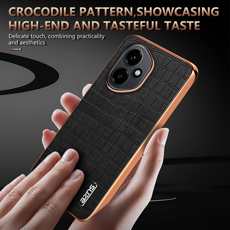 Luxury PU Leather Protective Back Cover Case