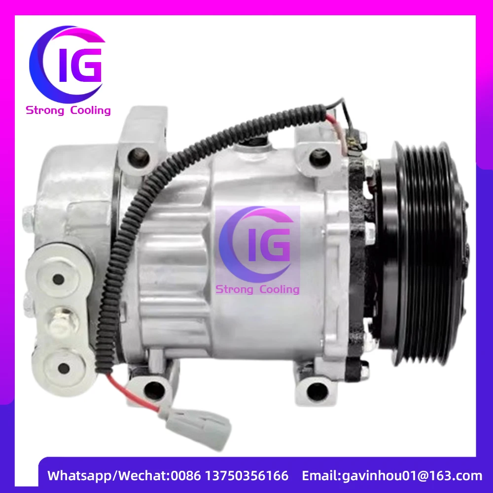 6PK SD7H15 AC Compressor for For Jeep Wrangler Dodge Dakota 2.5L 1997 ...