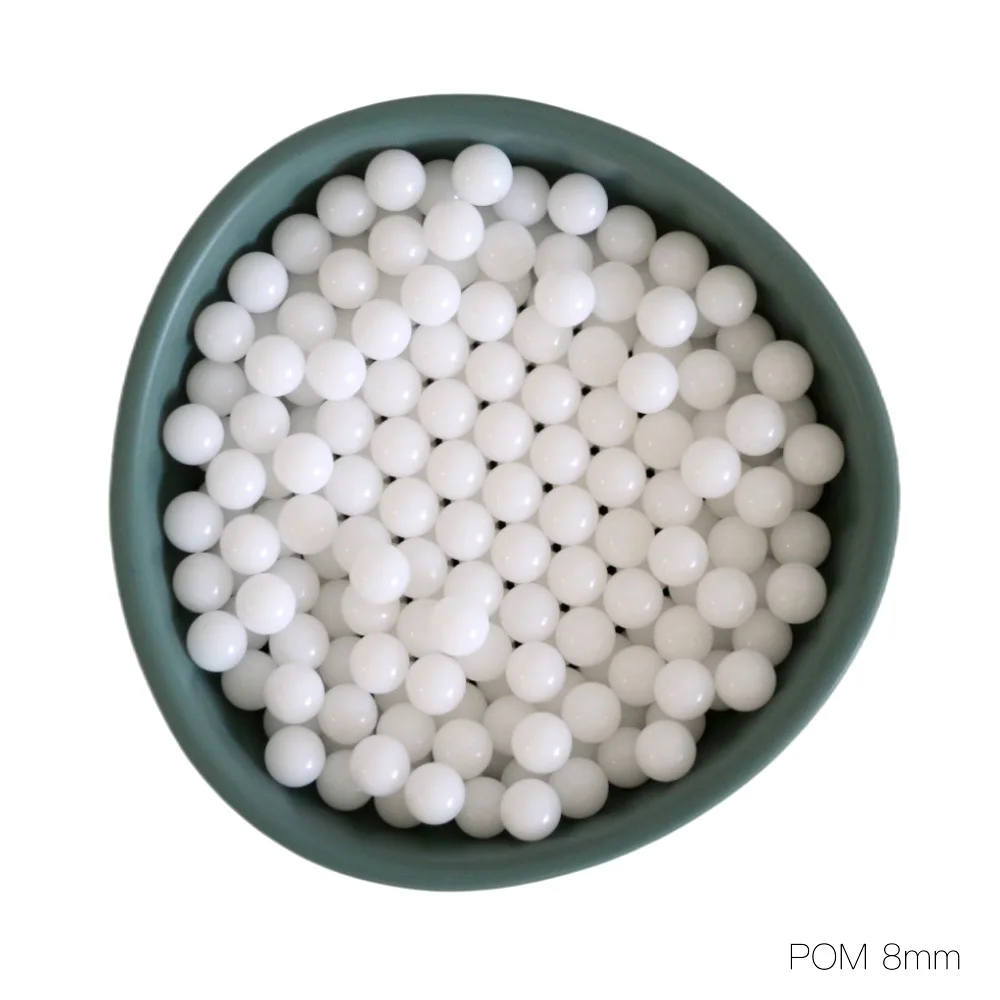 8mm Delrin Polyoxymethylene (POM) /Celcon Solid Plastic Balls for Ball Valves and Low Load Bearings
