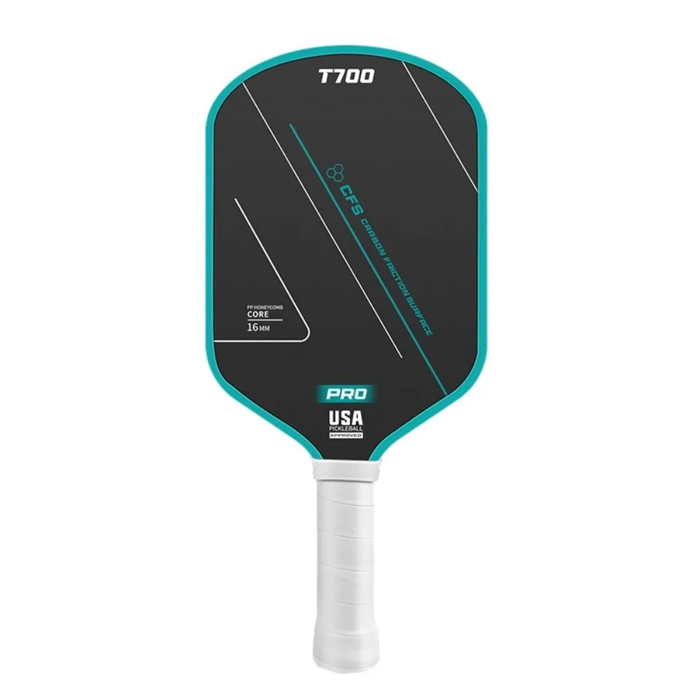 패션 T700 피클볼 패들 카본 파이버 16mm 피클볼 패들 무광 표면 경량 피클볼..