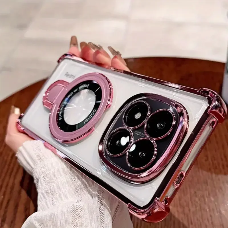 Shockproof Magnetic Bracket Phone Case with Stand Cover
