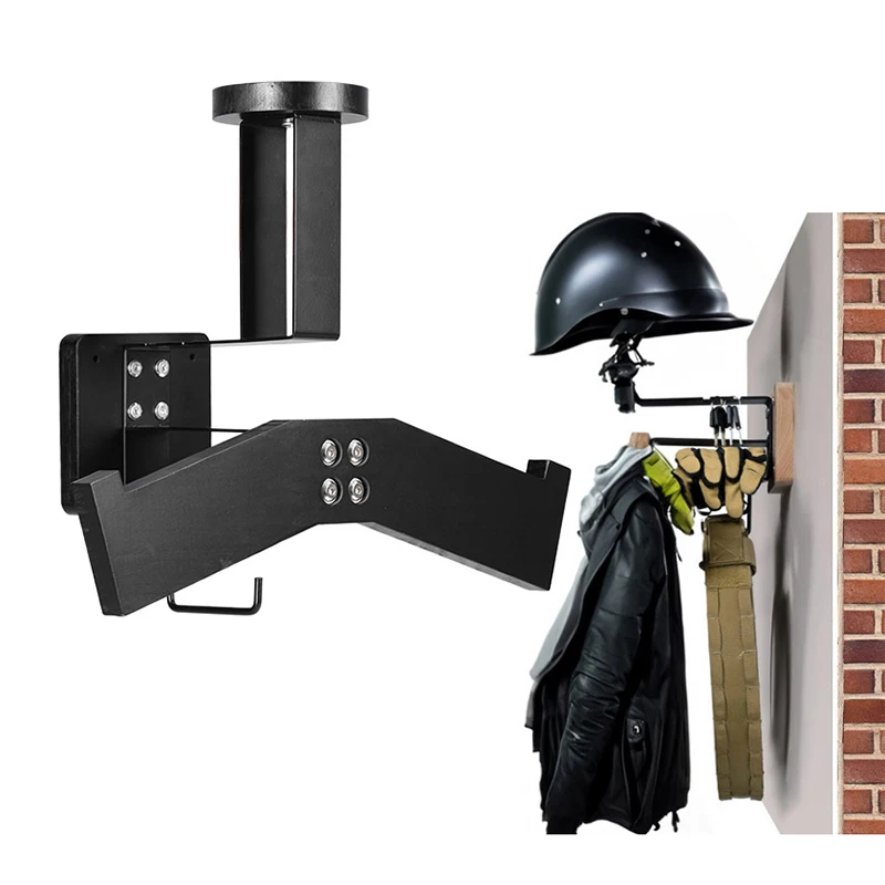 

Стеллаж для шлема, настенный держатель для мотоциклетного шлема, деревянный дисплей для велосипедного шлема