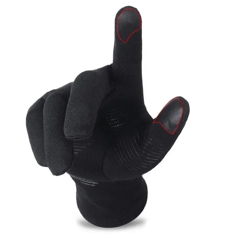 Autumn Winter Cold-proof Running Gloves Windproof Non-slip Keep Warm Touch Screen Outdoor Sports Cycling Gloves Men And Women 6