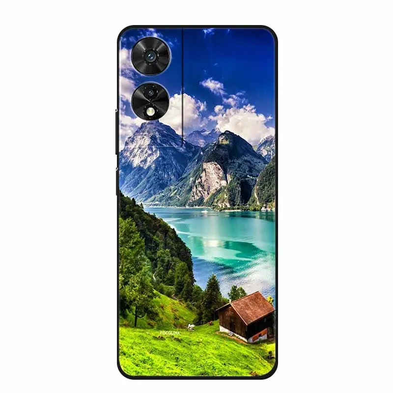 Wolf Lion Silicone Fashion Space TPU Phone Case with Enhanced Protection and Unique Print Design.