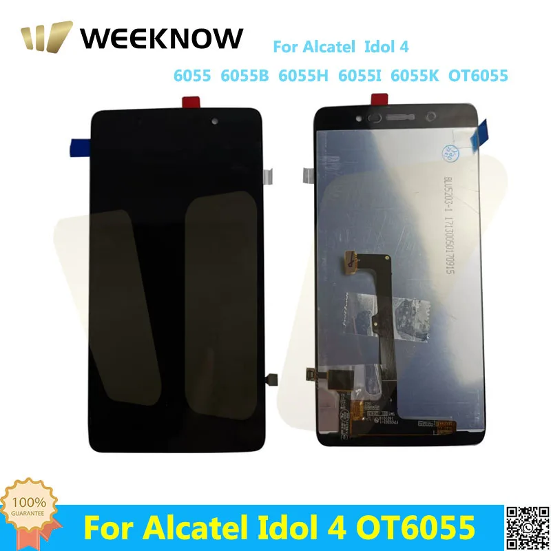 

OT6055 AAA+++ QC Display System For Alcatel One Touch Idol 4 Smartphone LCD Display+Touch Screen Replacement For 6055 6055B