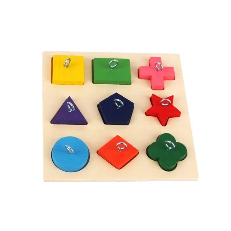 Parrot Educational Toys Parrot Interactive Training Toys Wooden Block Birds Puzzle Toy Bird Supplies 5