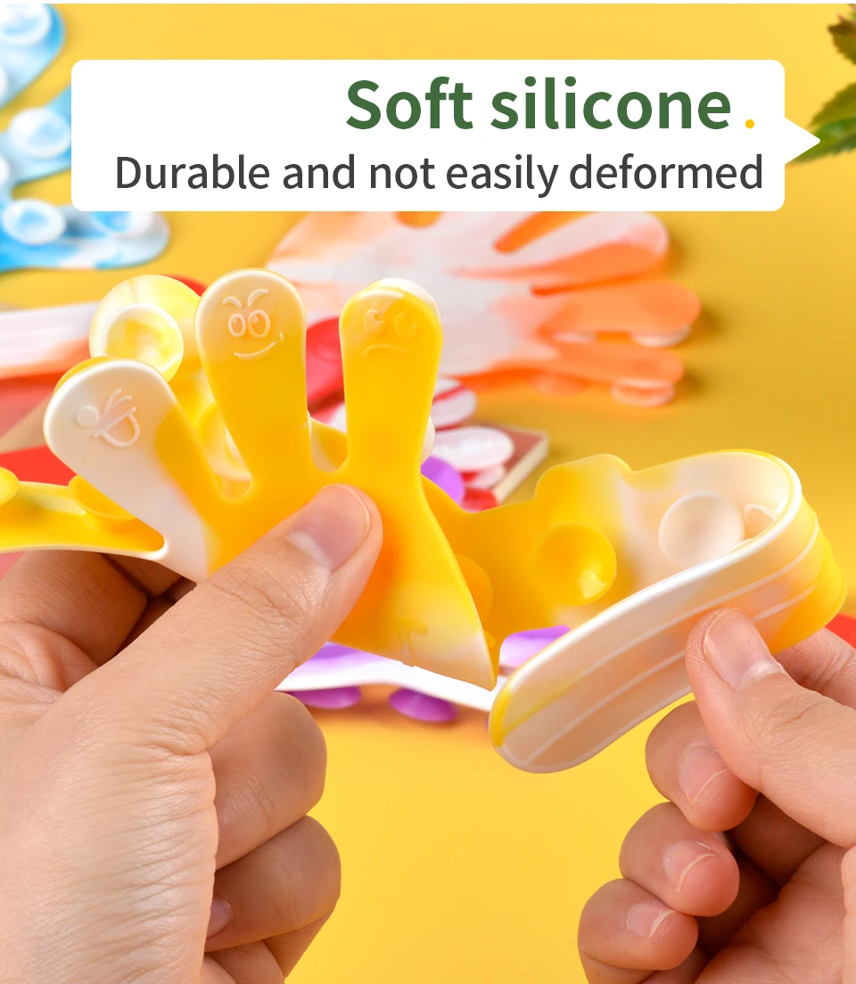 color changing nee dohs Newest Palm Squidopop Fidget Toys Pat Pat Silicone Sheet Children Stress Relief Squeeze Suction Cup Antistress Soft Squishy Toy squeeze toy eyes pop out