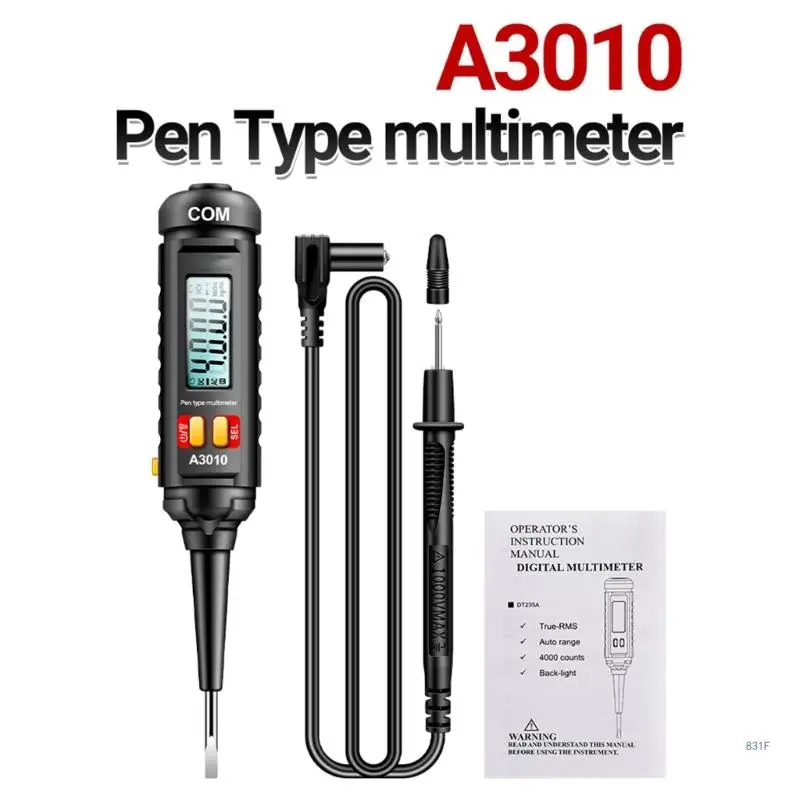 ANENG Voltage Tester for Capacitance Test Multimeter with Low Battery Indication Digital Tester Pen 6