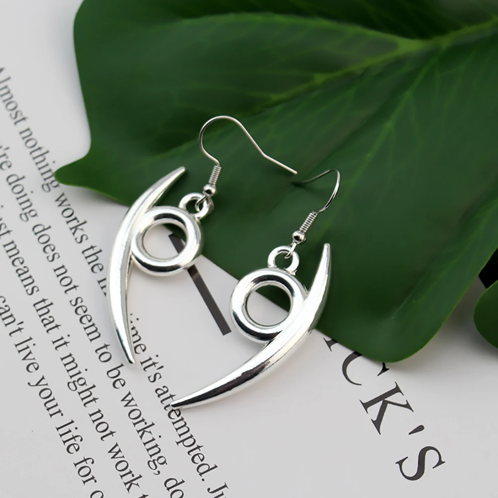 Orochimaru Cosplay Props Pendants Zinc Alloy Earring Jewelry Earhook Accessories Gift For Fans