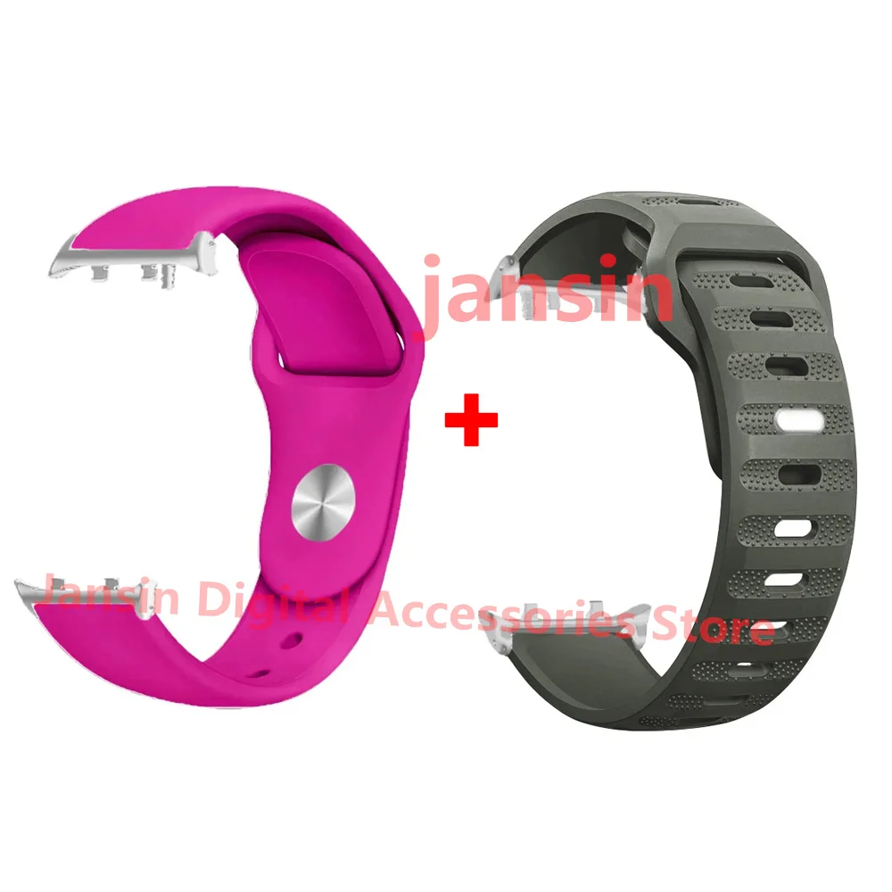 Silicone Sport Bracelet Replacement Band - Set of 2