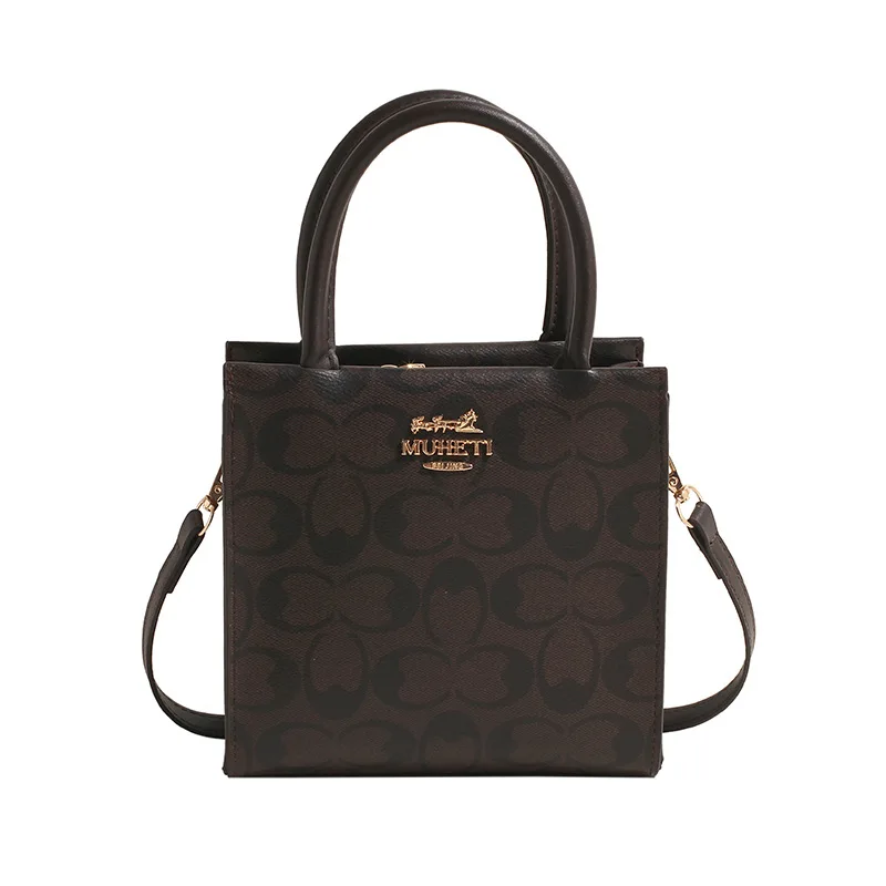 Advanced Texture Stylish Female 2024 New Niche Fashionable Small Square Shoulder Women Hand-Carrying Crossbody Bag