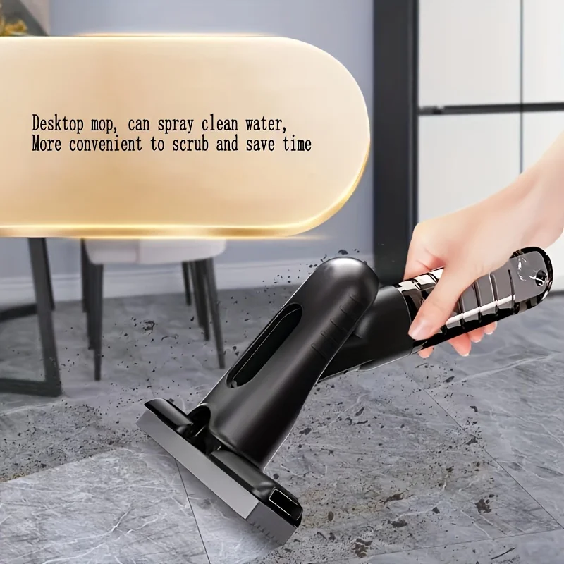 Mini Squeeze Spray Mop Home Kitchen Car Cleaning Mop Desk Cleaner Glass Sponge Cleaning Mop Household Cleaning Tools