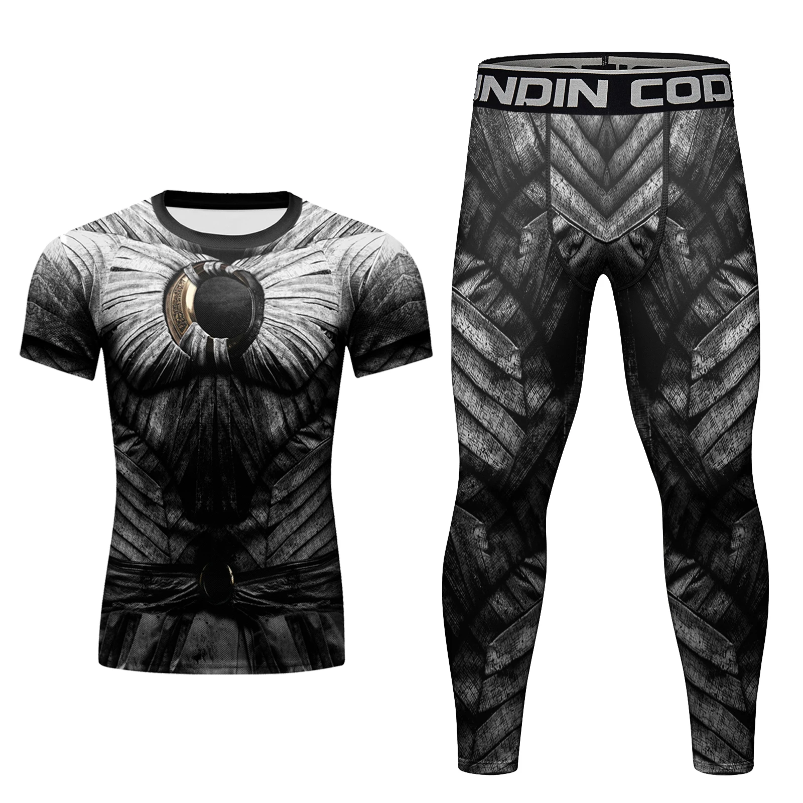 Cody Lundin High Quality Rashguards Active Wear Men's Boxing Gym Muscle Fitness Outdoor Golf Volleyball Training Sports Mma Sets 4