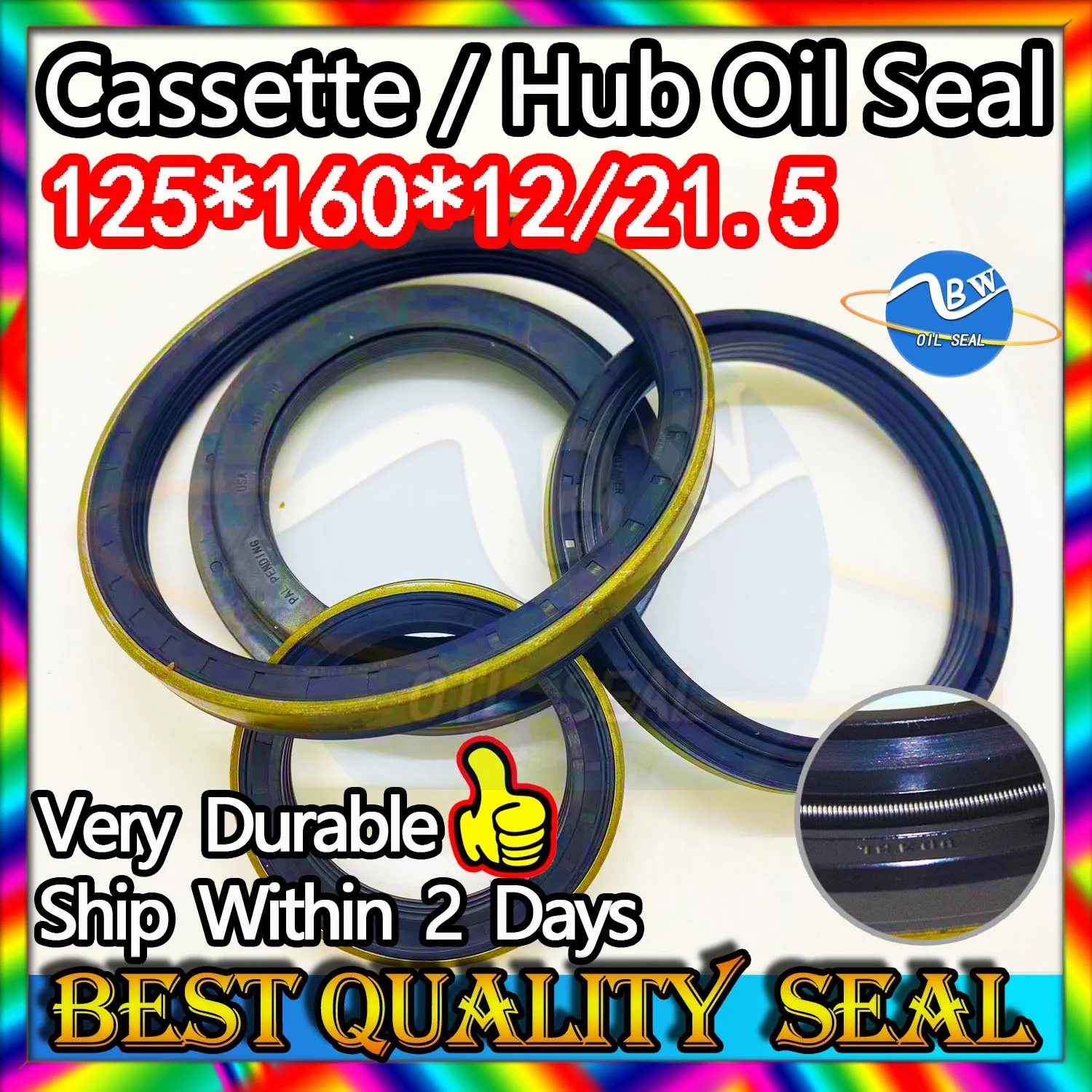 

Cassette Oil Seal 125*160*12/21.5 BQ2520E Hub Oil Sealing For Tractor Cat High Quality 125X160X12/21.5 BQ2520E Engine O-ring