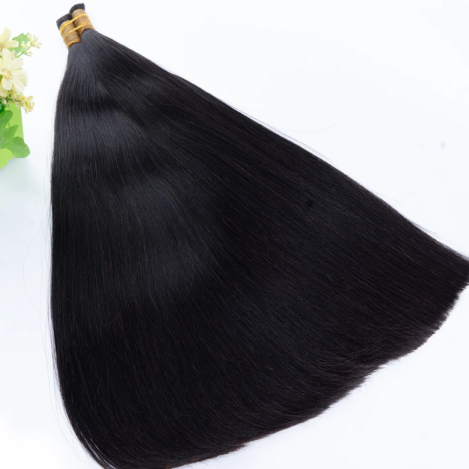 Double Drawn Vietnamese Human Hair Short Length Bone Straight Cabelo Humano No Weft Suitable for Women