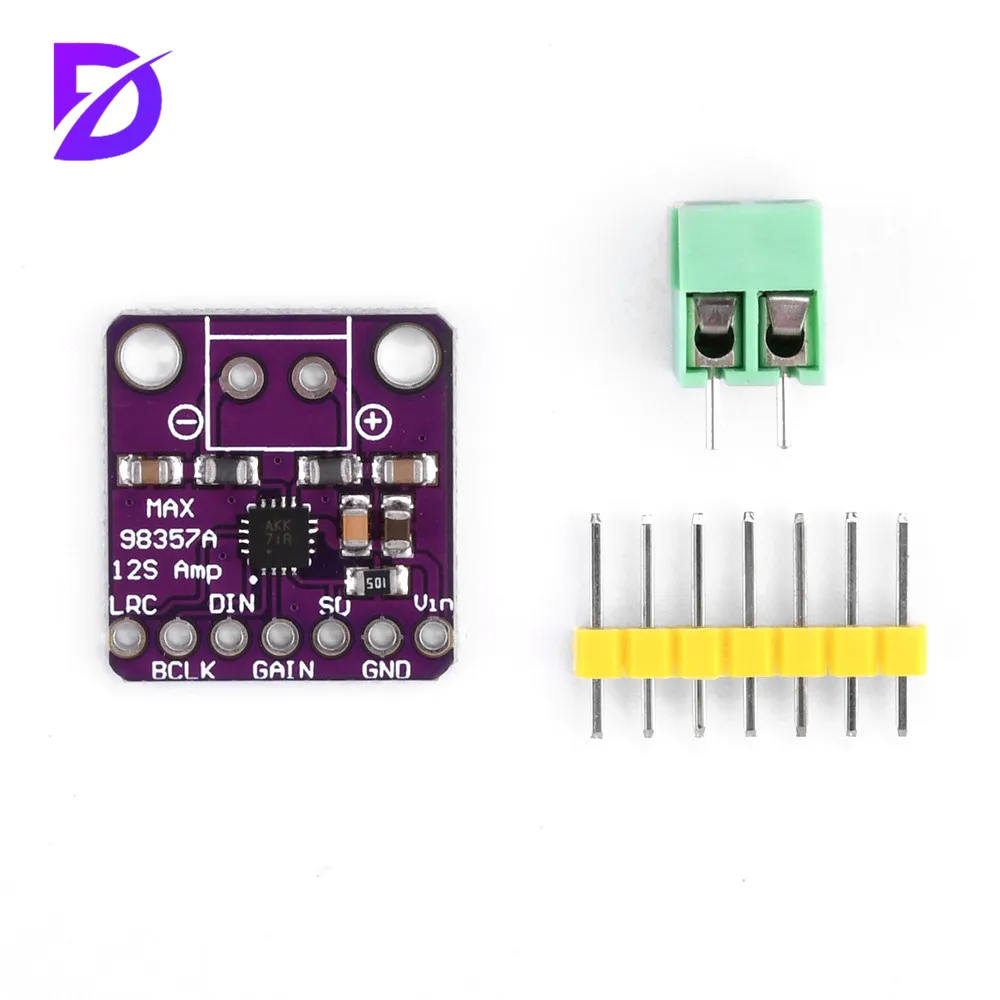 5 Pz/1 Pz Lotto Max98357 I2S Modulo Amplificatore Audio Amplificatori Audio Filterless Classe D Amplificatore Supporta Esp32 Raspberry Pi