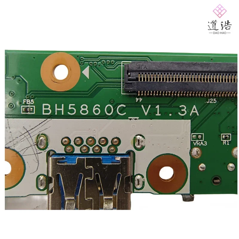 For Lenovo Winbook 100e 300e USB Jack Audio sound Power Button Board with Cable BH5860C 100% Tested Fully Work 5 For Lenovo Winbook 100e 300e USB Jack Audio sound Power Button Board with Cable BH5860C 100% Tested Fully Work - Image 3
