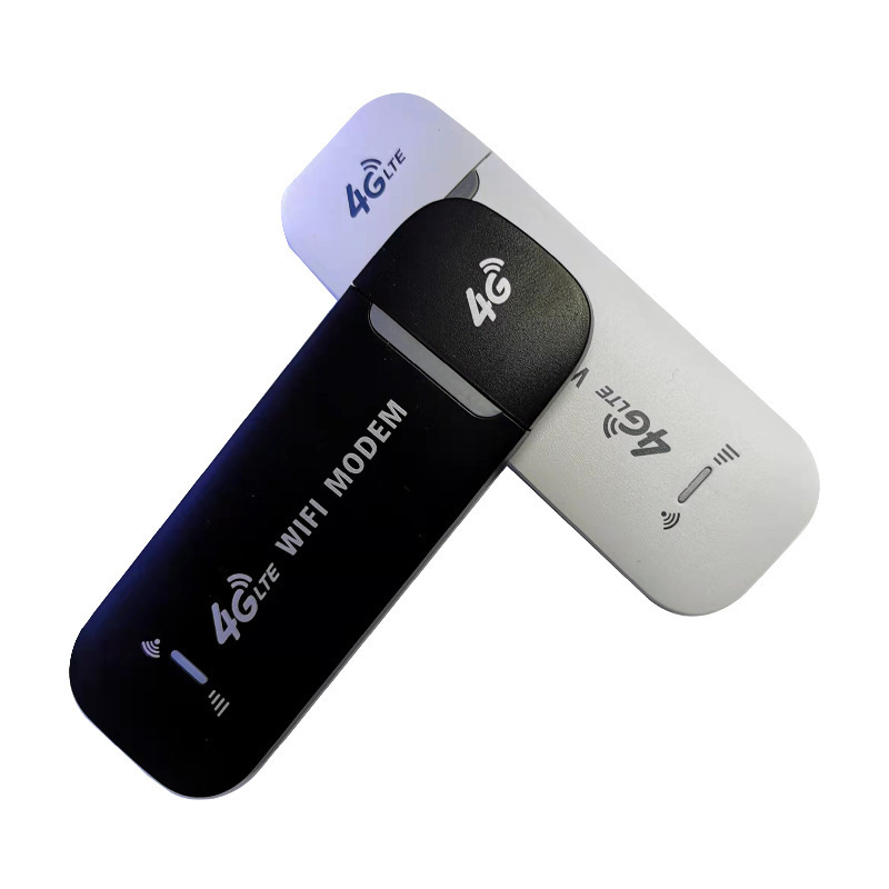 4G LTE USB WiFi Router Mobile Hotspot - Plug & Play Internet Access for up to 10 Users with Easy Micro SIM Insertion