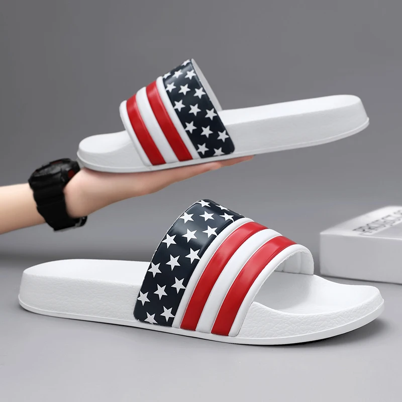 Men's Shoes Outdoor Comfortable Men Casual Shoes Summer Mens Sandals Non-slip Beach Shoes New Man Flip Flops Plus Size Sandals