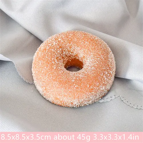 4.1inch Large Baked Doughnuts Recipe Soft Deliciously Pearlescent Cinnamon Sugar Coating Handmade Snack Original Brunch Donut - Image 7