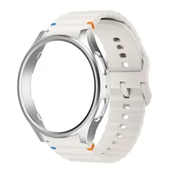 Premium Silicone Case and Strap with PC Protector Cover - Galaxy 4 Clasic 42mm (Star - S)