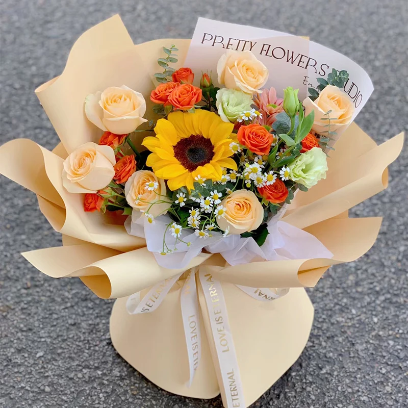 50 Blatt Seidenpapier Verpackungsmaterial Florales  Produktbild-Vorschau 7