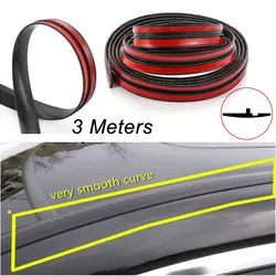 Anti-Scratch Rubber Front Rear Windshield Car Trim Edge Protector Seal Strip Weatherstrip