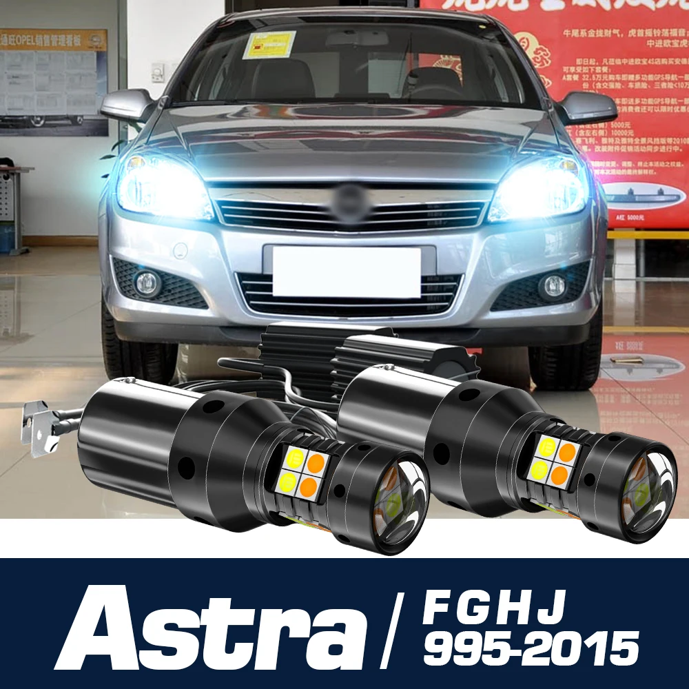 2pcs LED Dual Mode Turn Signal+Daytime Running Light Canbus Accessories