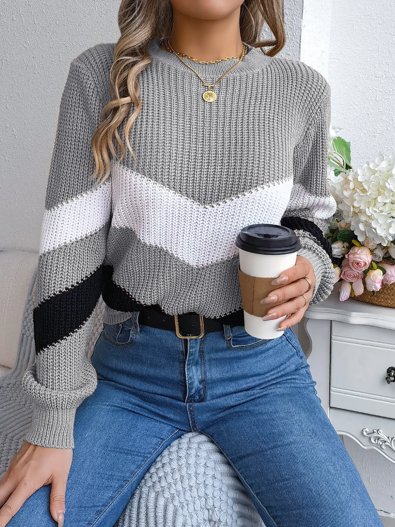 Women Autumn Winter Casual Sweater