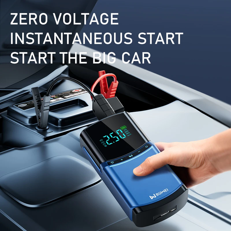 Emergency Power Supply Car Mobile Power Supply 8400mah Jump starter with Air Compressor BN03