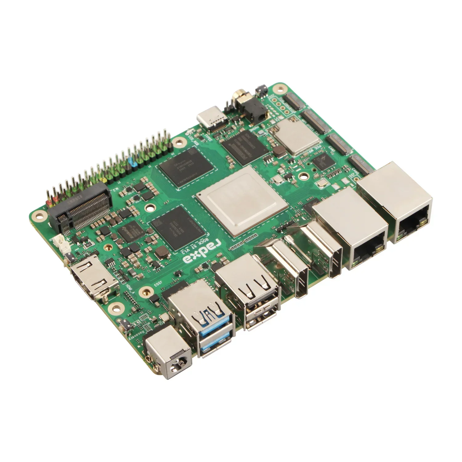 AvaCoreRadxa ROCK 5T RK3588 8코어 CPU 8K HDMI, LPDDR5 RAM, 산업용/소비자용 WiFi 6