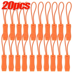 Enhanced Outdoor Survival and Sport Whistle with Anti - Loss Clip (Orange 20pcs)