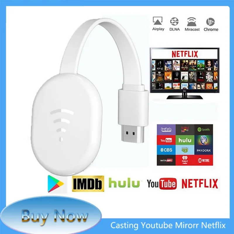 TV Stick Wireless HDMI-compatible 1080P For Chromecast 3 For Netflix WiFi Display Receiver TV Screen Mira cast Dongle Anycast g14 tv stick miracast 5g wireless screen projector wireless wifi hdmi compatible dongle ezcast 4k for youtube google chromecast