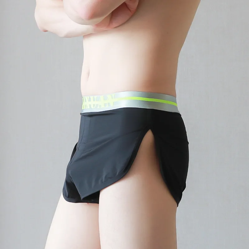 Men's underwear loose soft light breathable home pants aro shorts ice silk men underwear
