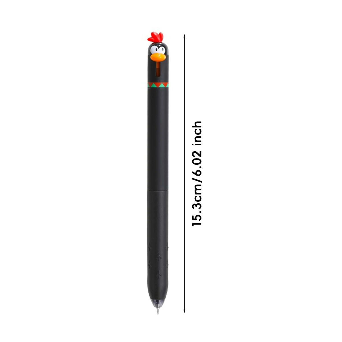 FJAUOQ Kugelschreiber Mit Hühner-Muster – 0,5 Mm Blaue Mine, Retractable, Mit Clip