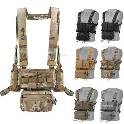 Gilet tactique militaire avec pochette à Magazine Molle Airsoft, équipement de Paintball, accessoires de chasse, gilets d'entraînement Cs, équipement militaire 