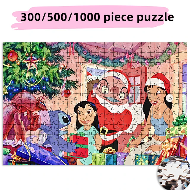 Disney Lilo & Stitch Puzzle 300/500/1000 Pieces Adult Puzzle