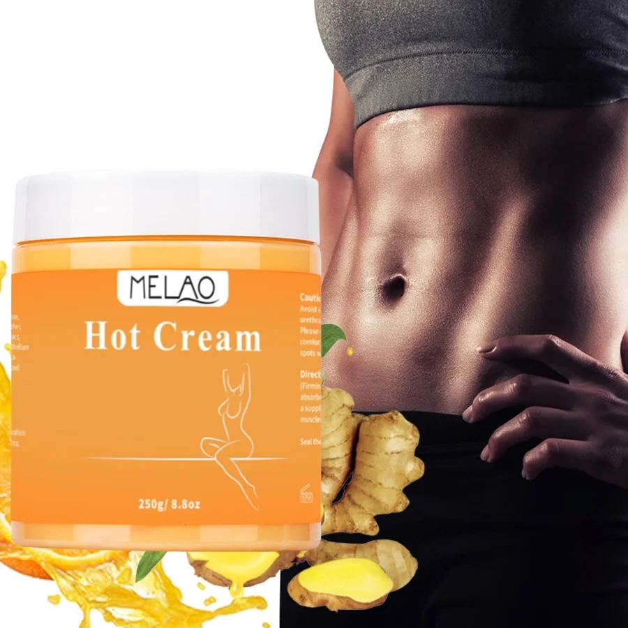MELAO Hot Cream Massage Gel-Natural and 87% Organic Anti Cellulite Slimming Lotion Fat Burning Massage Weight Loss Cream