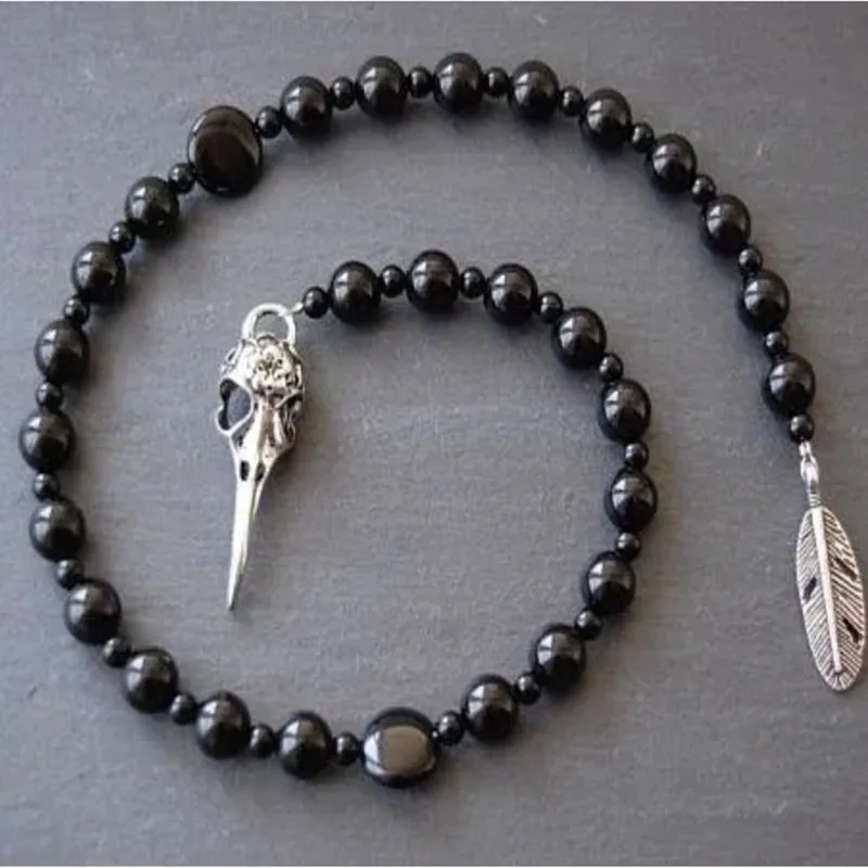 Raven Magic Witches'/Ladder Della Strega/Ladder Di Druid/Perline Di Preghiera Lady Of Keys, Triple Goddess, Charm Della Madre Delle Streghe