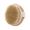 Natural Bristle Brush Soft Wet Dry Skin Body SPA Brush Bath Massager Home Dry Wet Back Shower Brushes Exfoliating Bathing Brush 6