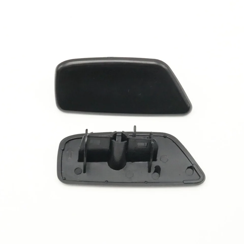 Pizgear 2 stuks, for Subaru, for Forester, 2009 2010 2011 2012 Auto Voorbumper Koplamp Sproeierkop Cover Koplamp Reinigingsmondstuk Shell Cap Dop van de ruitensproeierkop(BLACK White LH RH