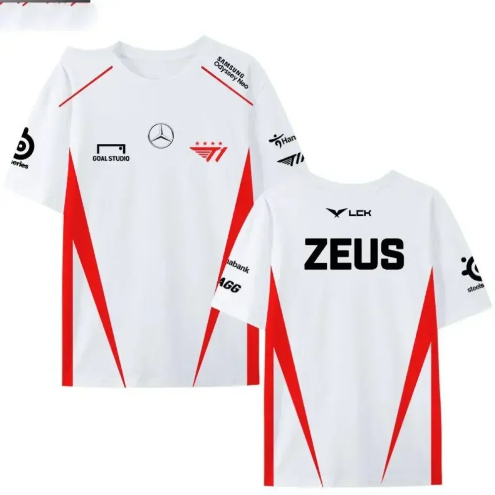 Adult and Kids Fashion Esports T1 Team 3D Print T-shirt