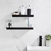 1pc Wall Mounted Bathroom Storage Rack Bathroom Hanging Shelf Cosmetic Shampoo Shower Gel Holder Organizer Bathroom Accessories 5