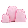 Cotton Drawstring Bags Fabric Storage Bag for Sundries Candy Jewelry Coins Keys Organizer Makeup Cosmetic Drawstring Gift Pocket 6