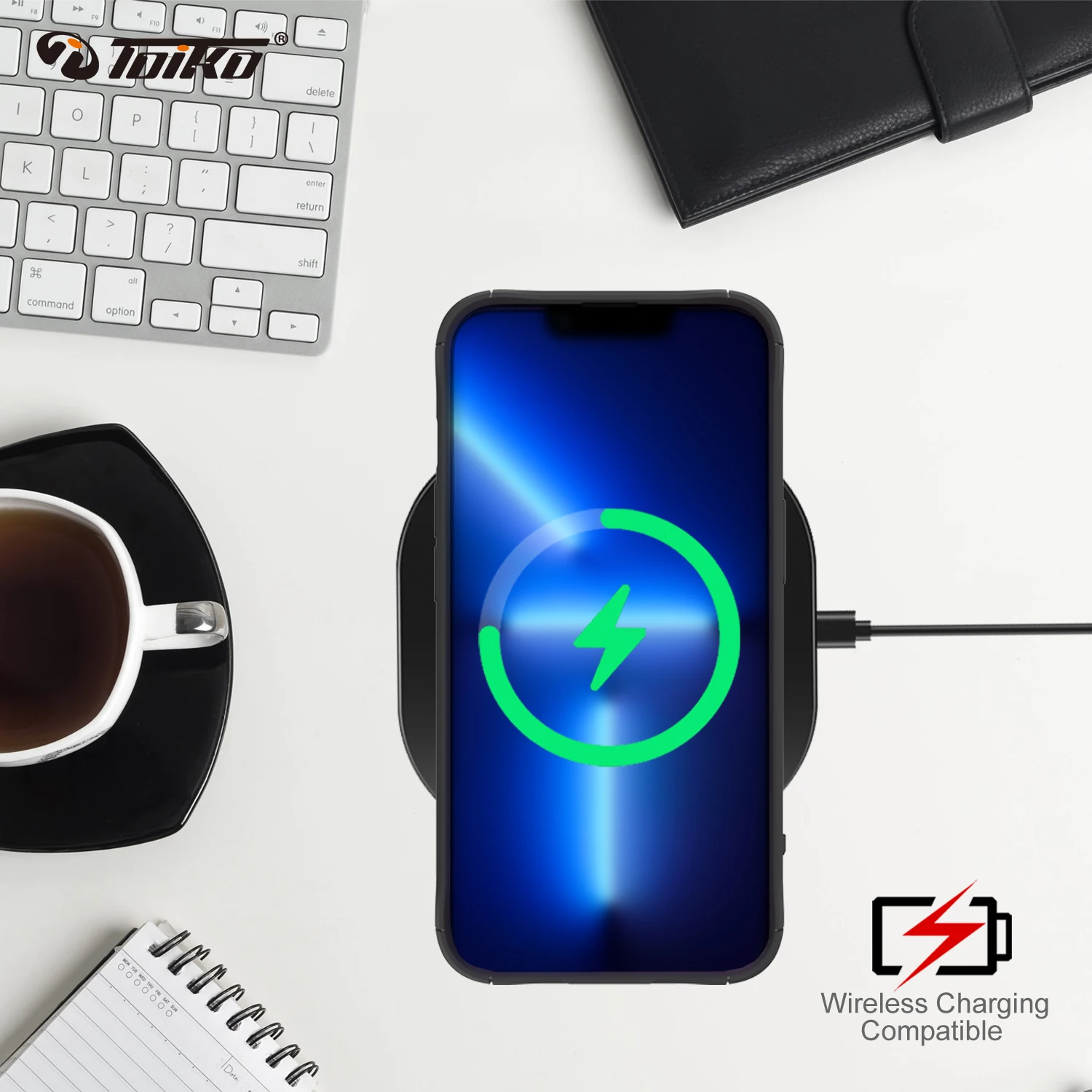 TOIKO Atom X Airbag Protective Case for iPhone 12 Pro Max Shockproof Back Cover for 12 Mini Hard PC Soft TPU Bumper Hybrid Shell