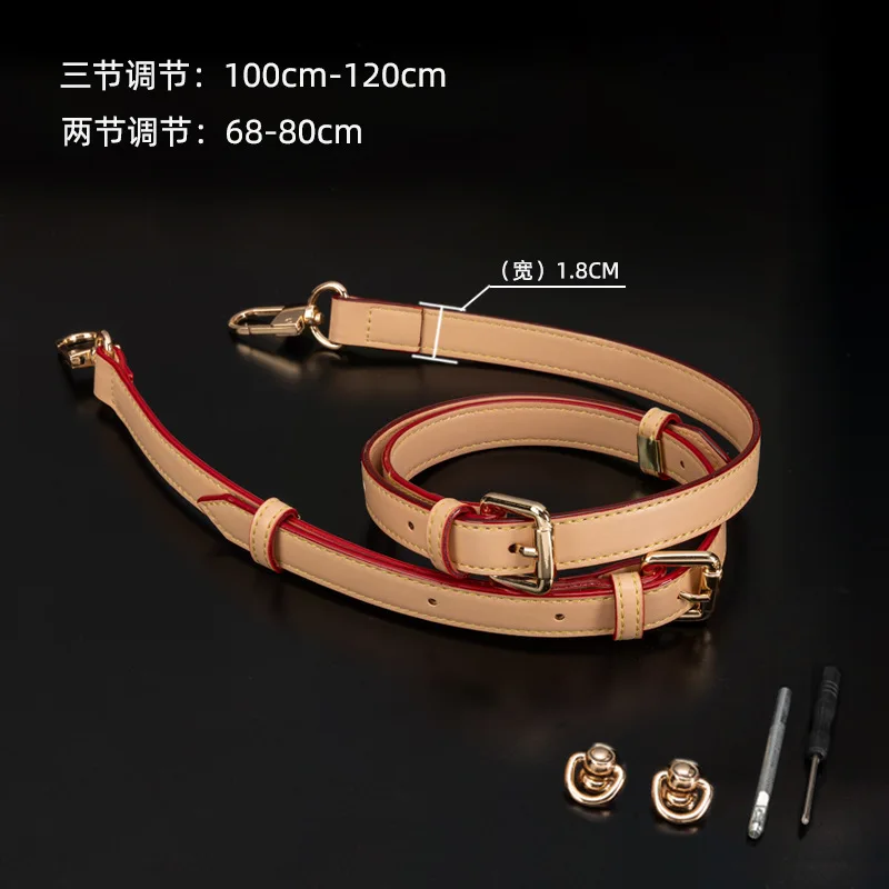 Luxury Leather Bag Strap Ajustable Shoulder Straps Replacement Crossbody Long Bags Belt Women Handbag Belt Bag Accessories
